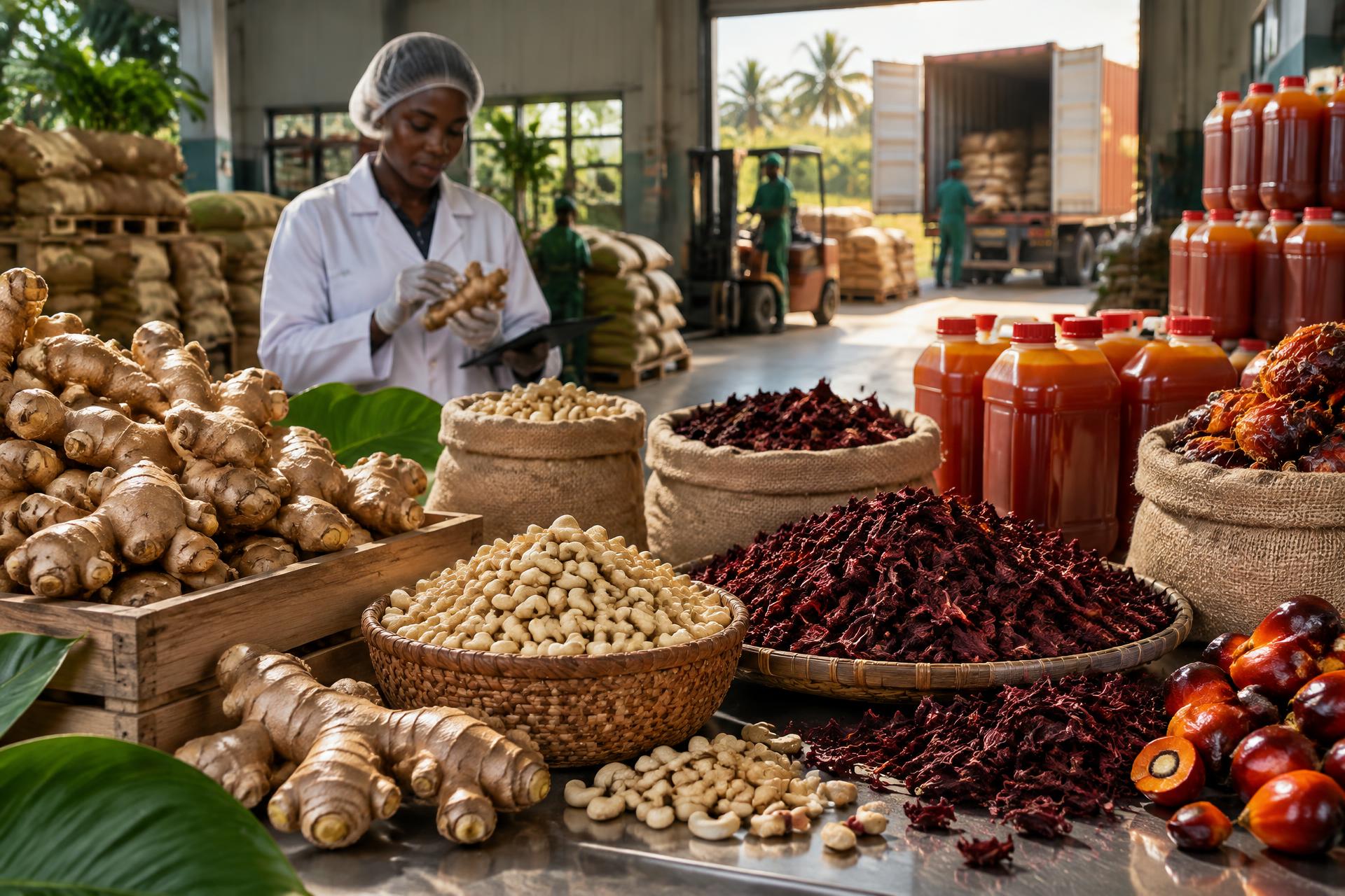 Selected Nigerian agricultural commodities